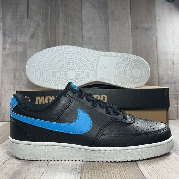 Nike Court Vision Low Next Nature Men's Sneaker Shoes Black Size 10 DH2987-005 - Picture 4 of 16